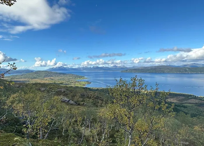Sea View Near Senja The Yellow House Brostadbotn